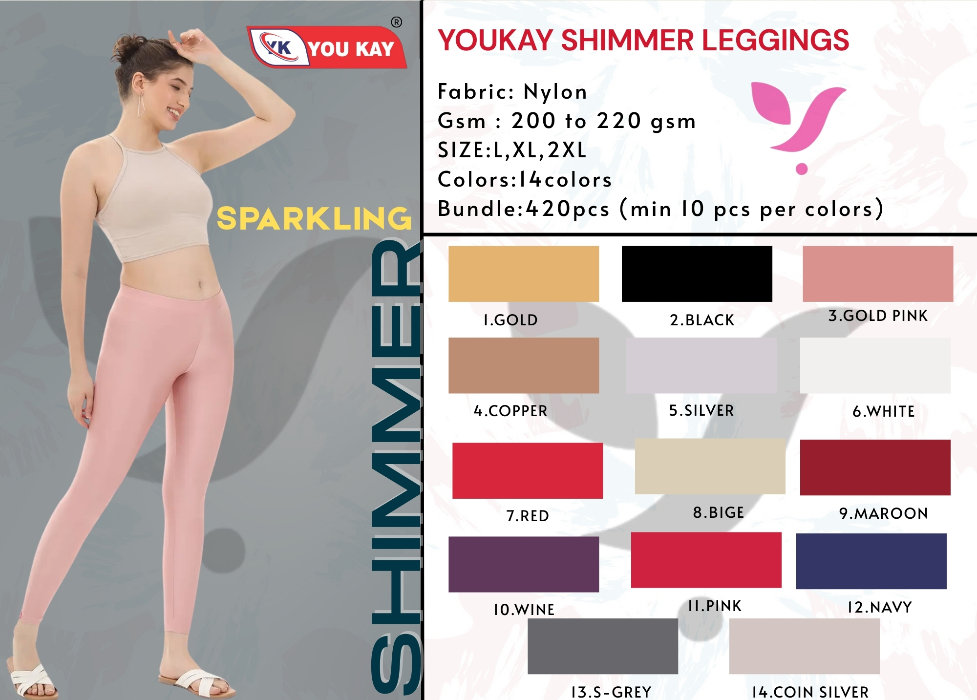 SHIMMER LEGGINGS